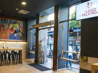 restaurant op de begane grond hotel Oviedo