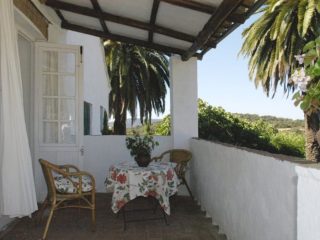 Terras van een van de suites
