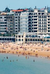 Ligging van het hotel aan de Concha Baai