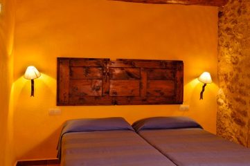 Een van de 3 slaapkamers