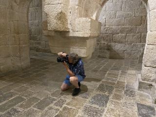 De fotograaf gefotografeerd