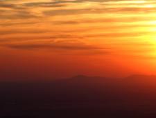 Zonsondergang op 1600 meter in Las Villuercas