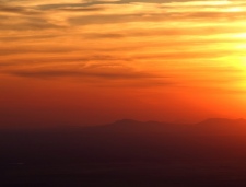 Zonsondergang op 1600 meter in Las Villuercas