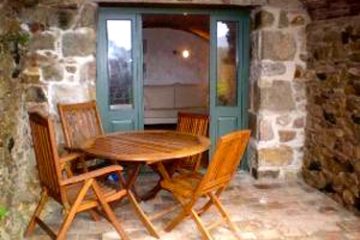 Terras bij Appartement D