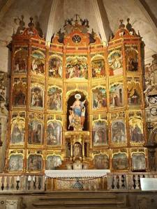 Hoofdaltaar Iglesia de Santa Maria la Mayor Trujillo