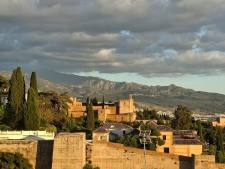 Zicht op het Alhambra in Granada