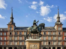 De Plaza Mayor in Madrid