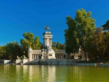 Het Retiro park in Madrid