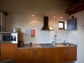 Keuken in een van de appartementen