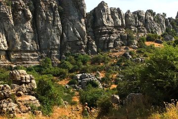 Anne van Ardanza wandelt bij El Torcal