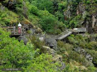 Pasarela de Rio Mao in Ribeira Sacra