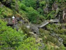 Pasarela de Rio Mao in Ribeira Sacra