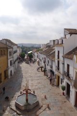 Uitzicht vanuit ons appartement in Córdoba