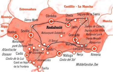Kaart-Fly-Drive-Andalusie-15-dagen-natuur-cultuur (1) kopie 2 Kaart-Fly-Drive-Andalusie-15-dagen-natuur-cultuur (1) kopie 2
