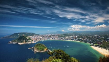 San Sebastian en de Concha baai