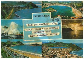 Telegram uit San Sebastian, Baskenland