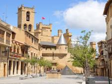 De Parador van Olite tijdens de autorondreis