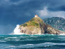 San Juan de Gaztelugatxe in Baskenland Noord Spanje fly drive