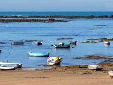 Bootjes op de Caleta in Cádiz