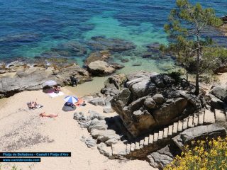 Platja Belladona, onderdeel van het lange afstandspad Cami de Ronda