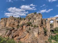 Ronda vanuit het Tajo ravijn