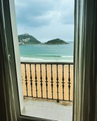 Uitzicht vanuit de hotelkamer