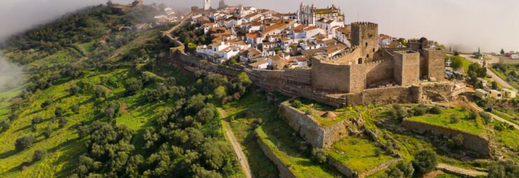 Kastelen langs de grens van de Alentejo