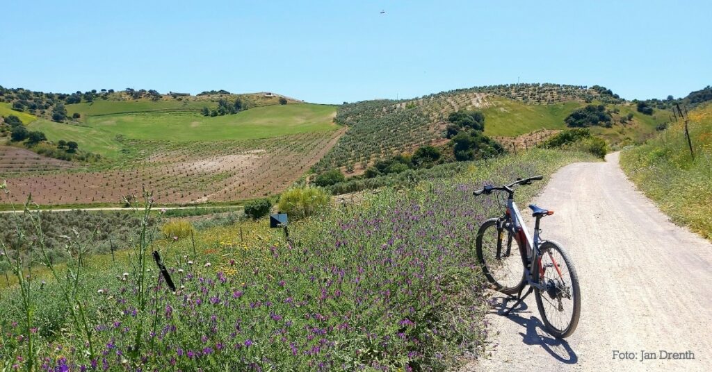Fietsen over het spoor in Spanje en Portugal